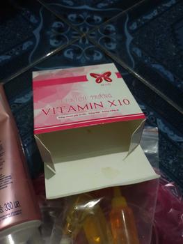 Product Review of [Cả Set] 1 SÉT KÍCH TRẮNG VITAMIN x10 dùng pha kem body hoặc sữa dưỡng thể (hỗ trợ nhanh trắng gấp x10 lần) Dưỡng Da Body Làm Đẹp Da Nâng Tông from H**h N** 💕**🌺 0