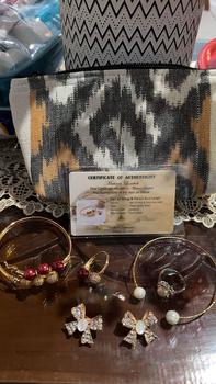Product Review of [CO ETALASE INI BONUZZ ANTING MUTIARA!!] BESTSELLER GELANG MUTIARA DAN CINCIN SEPAKET DAPAT SERTIFIKAT from Y**y 0