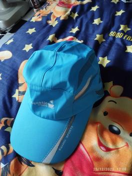 Product Review of หมวกตกปลากอล์ฟกลางแจ้งสำหรับผู้ชายและผู้หญิง หมวกเบสบอลแห้งเร็วกันน้ำ ปรับได้ กีฬา หมวกกันแดดฤดูร้อน หมวกวิ่งออกกําลังกาย หมวกปีนเขา ตกปลา ออกกำลังกาย หมวกวิ่ง from P** D** 1