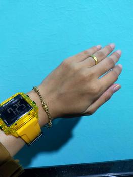 Product Review of jam  tangan original Pria wanita terbaru 2023  rubber segi Digital transparan from K**r M**a 0