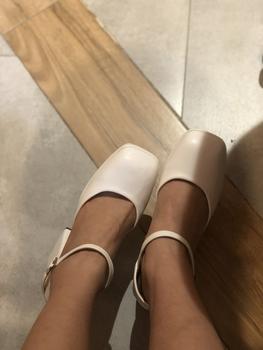 Product Review of (Phúc Minh) GIẦY Cao Gót Nữ Bít Hậu Trơn Chất Liệu Da Mờ Mũi Vuông 10 phân (Phom rộng) Shoes giàycaogót DéP giay cuoi bup Women giay  7 from t**4 1