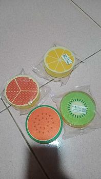 Product Review of Kitchen Cleaning Dishwashing Cloth Stain Removing Sponge Wipe Cartoon Fruit Printing Thickened Pocket Cleaning Cloth Pot Scrubbing Dishwashing Sponge Magic Eraser from 💅**💅 0