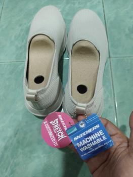 Product Review of Skechers สเก็ตเชอร์ส รองเท้าผู้หญิง Women GOwalk Joy Walking Shoes - 124187-TPE Air-Cooled Goga Mat 5-Gen Technology, Machine Washable, Ortholite, Stretch Fit (K.W Live) from น**า 0