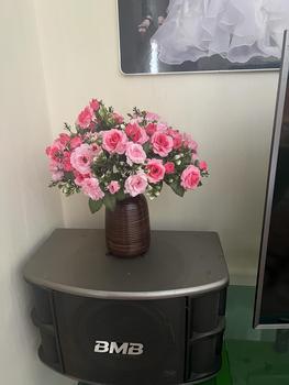 Product Review of (TẶNG BÌNH GỐM ) 5 cụm hoa tỉ muội (35cm) 35 bông, 35 nụ cao cấp decor, trang trí nhà cửa from N**^ ** ^** 2