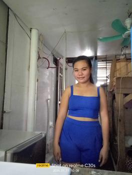 Product Review of SASA 'KC' "2pcs' COORDENATE TERNO SET SLEEVELESS CROP TOP AND SHORT Fleece Womenswear Blue Coordinate Crepe Pockets from r**e p**o j**z 2