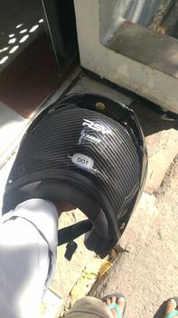 Product Review of HELM Half Face RSV NEW WINDTAIL CARBON GLOSSY  Motorcycle from a**h 1