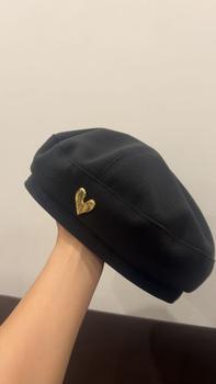 Product Review of INS-Mũ Nồi Len Có Nhãn Trái Tim Cho Nữ, Mũ Nồi Trơn, Cho Mùa Thu Và Mùa Đông from T**g T**ỳ 0