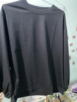 Product Review of ÁO THUN TAY DÀI NỮ PHONG CÁCH UZZANG DỄ THƯƠNG FREESIZE 70 KG TD240901 Women Top Cổ Tròn Nhung Voan from K**n 0