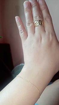 Product Review of 18K Cadena Dainty Bracelet from Z** G**o 1
