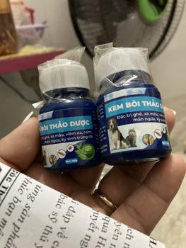 Product Review of 2 Lọ Kem Bôi Thảo Dược Trị Viêm Da, Nấm, Ghẻ, Xà Mâu Chó Mèo from v**g b**h n**n 0