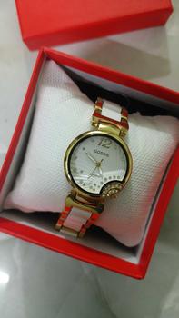 Product Review of Đồng Hồ Nữ GS Đá Ceramic 2 Màu Lựa Chọn: Đá Đen, Đá Trắng Women Titan Đeo Tay Watch Voi from T**c G**🎀 0