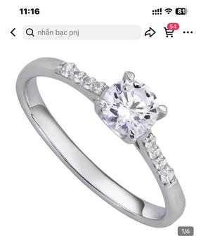 Product Review of Nhẫn bạc đính đá PNJSilver XMXMK000124 from f**n 0