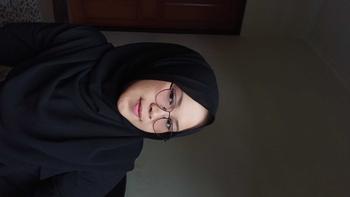 Product Review of (BELI1 GR4T1S 1)FRAME KACAMATA BESI CAT EYE QINAN SERIES Bluecromic Frame Perempuan Antiradiasi Blueray Cewek Lensa Photocromic Glasses Eyewear from A**p 1