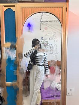 Product Review of Quần Jeans  Suông Nữ Xếp Ly Hai Cạp Kép Phối Túi Trước Chất Jeans Đẹp Pants Women from n**c 0