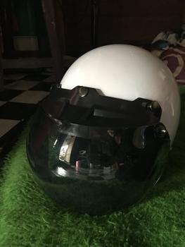 Product Review of Helm Bogo full leher retro premium SNI dewasa hijab Wanita Pria SNI Terbaru Kaca Cembung Motorcycle from B**👑 0