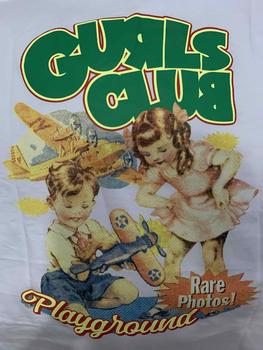 Product Review of Gurls Club Long Sleeve - Playground | Katun Combed Distro Kaos Nyaman Panjang Putih Sablon Baju Tangan T-Shirt Hitam Pendek Polos Santai Rib from N**_ 0