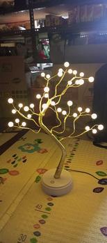 Product Review of Lampu Tidur Model Pohon Ranting Unik Colokan USB / Tenaga Baterai Dekorasi Kamar Kawat Tumblr Led/Led Tree Romantic Night Light Meja Samping Tempat Tidur Hadiah Ulang Tahun Lamp Led Plastik from r**9 0