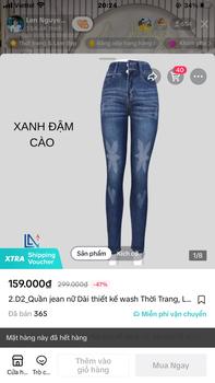 Product Review of 2.D2 [ Lên Nguyễn Store ] Quần Jean (Bò) Nữ, Xanh, Lưng Cao 2 Nút, Dài 95-97cm, Size 42kg-75kg, Thiết Kế, Màu Xám, Ống Ôm, Co Giãn, Mền Mịn, Bigsize, Hotgirl, Mang Phong Cách Năng Động, Trẻ Trung, Tự Tin, Dễ Phối Đồ, Skinny. Women from L**G H**8 0