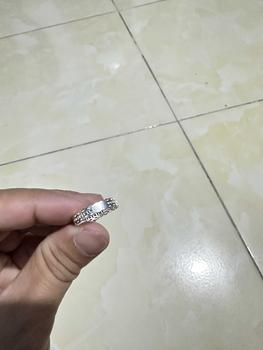 Product Review of Nhẫn kim tiền  Bạc ta đủ size nam nữ - Vàng bạc Khải Khải from M**3 1