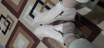 Product Review of Prelesty Terlaris Kulit Asli Original Sepatu Boots Pria Resleting Casual Tinggi Formal Footwear Kekinian Cowok Dewasa Kerja Pesta Handmade 310 from d**n 1