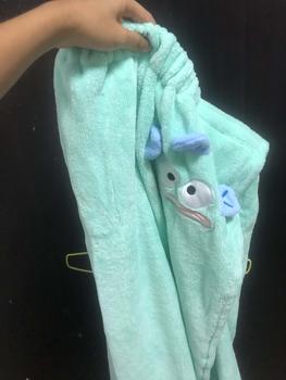 Product Review of ชุดผ้าขนหนูอาบน้ํา, ผ้าพันคอสวมใส่ได้, วัสดุขนแกะปะการัง, หมวกเป่าผม, สามชิ้น, เหมาะสำหรับเป็นของขวัญให้เพื่อนและคนรัก, มาใหม่, ไม่ผ้าฝ้าย, ดูดซับ, ขนาดผู้ใหญ่ Bath skirt+towel+shower cap Women lovely gift Beach towel from บ**ู 0