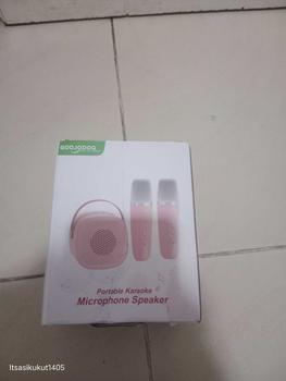 Product Review of 【GOOJODOQ】 Speaker Karaoke Bluetooth Mini Ori Full Bass Portable Wireless (Dapat terhubung ke HP/TV) - Garansi 1 tahun Speakers from A**t 2