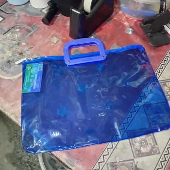 Product Review of Plastic Envelope SCY Zipper bag, Colored Transparent, Long with Handle from l**i 0