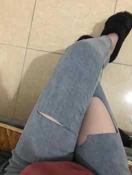 Product Review of Quần jean nữ rách to lưng cao ôm dáng chất vải dày dặn co giãn 4 chiều Pants Women Denim khóa kéo croptop from T**n t**i c**h ** 0
