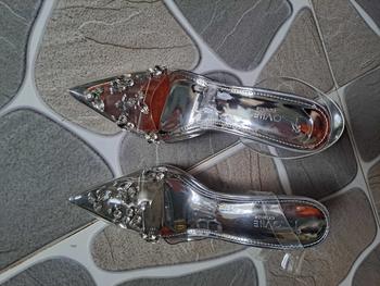 Product Review of LOVIIECORNER GIÀY CAO GÓT MŨI NHỌN SLINGBACK - FORM BÉ - GUỐC NỮ QUAI TRONG ĐÍNH ĐÁ SANG TRỌNG GÓT ĐŨA 9 PHÂN - G240870 from u**5 0