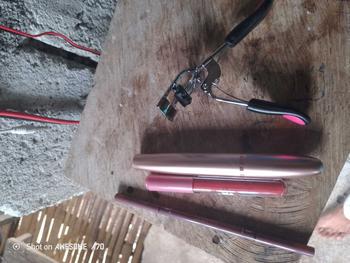 Product Review of 4Pcs Makeup Set O.TWO.O 3D Silk Fiber Eyelash Black Mascara Waterproof Long Lasting Mascara+Small Triangle Eyebrow Pencil+ Silk Soft Glass Lip Glaze Moisturizing Lip Gloss+ Professional Eyelash Curler from A**e s**💎 0