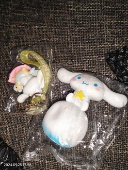 Product Review of Sanrio Moon Night Light Cinnamoroll Kuromi Melody Figure Cartoon LED Light Cute Lamp from M**s 0