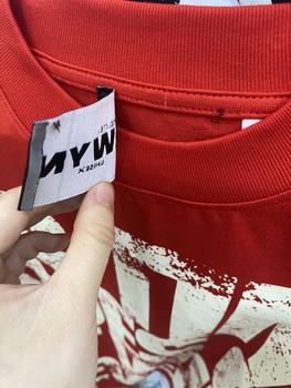 Product Review of Áo thun nam nữ form boxy GWYN OFFSHORE T-SHIRT Cotton Màu Đỏ Cổ Tròn Menswear from Q**h 0