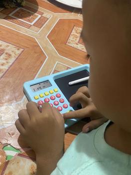 Product Review of Oral Calculator Learning Machine Intelligent Children Toddler Math Thinking Logic Trainer Addition, Subtraction, Multiplication and Division Early Learning Machine lcd  writing  tablet  kids from s**💕 1