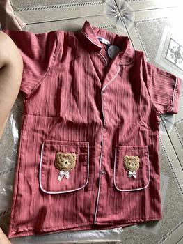 Product Review of Bộ Ngủ Đồ Bộ Pyjama Cổ Vets Quần Dài Aó Hai Túi Gấu Vải Đũi Gân Mềm Nhẹ from C** n**y đ** b**n ** 0