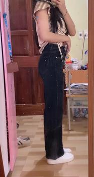 Product Review of Quần Jean Ống Rộng "Uri Jeans" Tulidu, Ống Đứng Rộng Chất Co Giãn Vải Cotton Jeans Cao Cấp [S90] from G**u 1