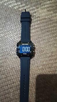 Product Review of jam  tangan original Pria wanita terbaru 2023  rubber segi Digital transparan from 彡**彡 0
