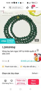 Product Review of Vòng tay lam ngọc VIP tự nhiên quấn 3 siêu xinh from h** 0