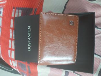 Product Review of BOSTANTEN กระเป๋าสตางค์สั้นผู้ชายสามพับ, น้ำมันขี้ผึ้ง, กระเป๋าสตางค์หนังคลาสสิค, ความจุขนาดใหญ่, ลำลอง, ธุรกิจ, ทนทาน, คุณภาพสูง from T**r 0