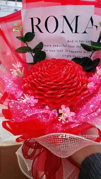 Product Review of Hoa hồng giấy nhún ý size to sale mẫu ngẫu nhiên from ➻**﹏ 0