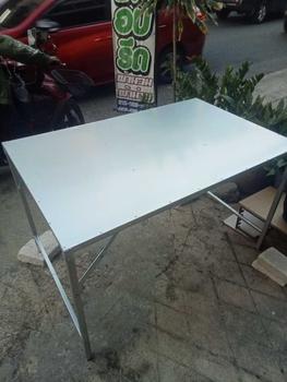 Product Review of โต๊ะพับหน้าแผ่นเมทัลชีท โต๊ะพับตลาดนัด โต๊ะพับวางของ ขนาด กว้าง 75cm ยาว 120cm สูง 75cm from ส**ม 0