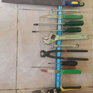 Magnetic Bar Tools Organizer 12 - 24 Inch Tongkat Rak Magnet Dinding Gantung Perkakas Display