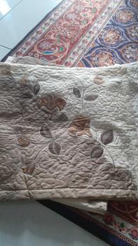 Product Review of SET SARUNG BANTAL SOFA COKLAT uk.40x40/ uk.45×45 ,isi 5 sarung bantal + 1 taplak meja from s**i 0