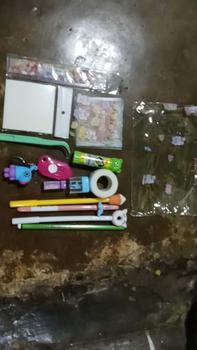 Product Review of Pouch Set alat tulis viral alat-alat sekolah aesthetic Pulpen pensil penggaris dll Penghapus Rautan Stationery from z**5 0
