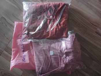 Product Review of Áo kiểu cỗ vuông thun đủa phối nơ xinh quần dài ông ôm size 2345 từ 45-75 ký vừa Nữ - Sản phẩm thời trang đầy cá tính và trẻ trung from @**c 0