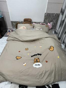 Product Review of COTTON ĐŨI HÀN THÊU - bộ 4 món vỏ chăn ga gối Suhali.shop from H**n ** 3