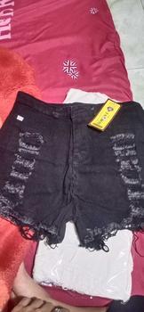 Product Review of Quần shorts nữ kaki rách cào trước đùi lưng cao Denim co giãn, Women Màu Trắng Màu Đen Kem Pants Jean from 3** c**a m** đ**h 0