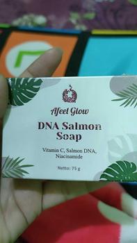 Product Review of [2 PCS ]SABUN GLOWING DNA SALMON AFEELGLOW Soap from U**1 1
