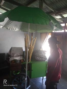 Product Review of Payung Tenda Jualan Besar Bazar Lapak Cafe Anti UV Kokoh Free Tas Payung Warna Warni Bagus from A**a 1