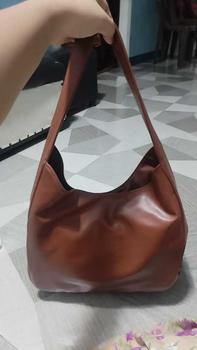 Product Review of Leather Tote Bag Sling Bag for Woman Large Capacity Korean Shoulder Bags Fashion Retro Tote Bags BSDTJYI SHOP from 𖦁**⊹ 2