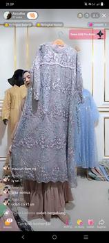 Product Review of gown Amara Kerah Wanita Dress Baju Pesta gamis burkat from Q**n 0